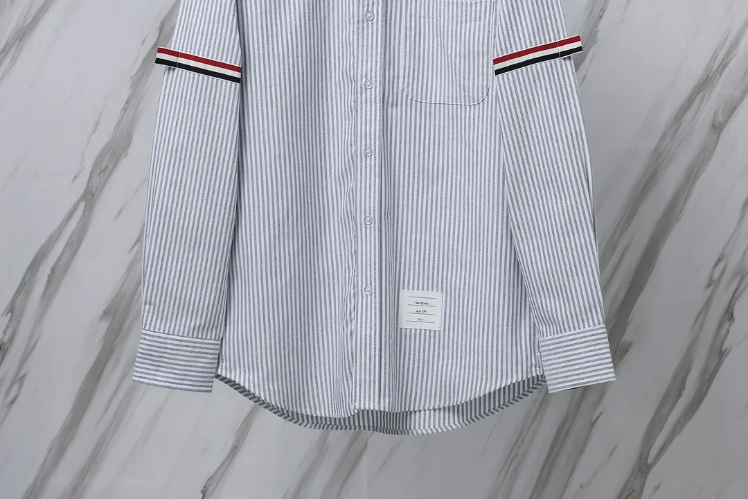 ：970（TB + ） THOM BROWNE . TB Classic + ZP Authentic Same Style TB ：Blue /Gray Size：0/1/2/3/4